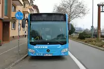Mayer GmbH Omnibusbetrieb Mercedes Benz Citaro 2 in VRN Lackierung am 15.12.18 in Heidelberg Bismarckplatz