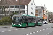 Mercedes Citaro 7030, auf der Linie 34, fährt zur Haltestelle Gotenstrasse. Die Aufnahme stammt vom 10.12.2018.