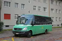 Mercedes City Star 864, auf der Linie 45, wartet an der Endhaltestelle an der Habermatten. Die Aufnahme stammt vom 10.12.2018.