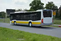 Am 04.06.2016 fährt TF-VG 118 für die ILA 2016 auf der Shuttle Linie  S . Aufgenommen wurde ein Mercedes Benz Citaro Ü der zweiten Generation der VTF.