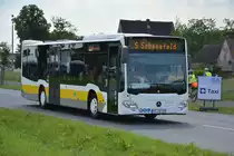 Am 04.06.2016 fährt TF-VG 119 für die ILA 2016 auf der Shuttle Linie  S . Aufgenommen wurde ein Mercedes Benz Citaro Ü der zweiten Generation der VTF.

