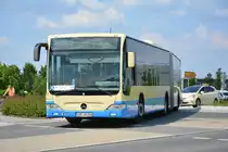 Am 04.06.2016 fährt LDS-VG 256 für die ILA 2016 auf der Shuttle Linie  P3 . Aufgenommen wurde ein Mercedes Benz Citaro G I Facelift.