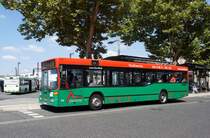 Stadtbus Aschaffenburg / Verkehrsgemeinschaft am Bayerischen Untermain (VAB): Mercedes-Benz O 405 N der Stadtwerke Aschaffenburg Verkehrs-GmbH (STWAB), aufgenommen Ende Juli 2018 am Hauptbahnhof in Aschaffenburg.