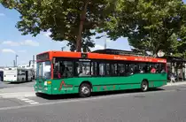 Stadtbus Aschaffenburg / Verkehrsgemeinschaft am Bayerischen Untermain (VAB): Mercedes-Benz O 405 N der Stadtwerke Aschaffenburg Verkehrs-GmbH (STWAB), aufgenommen Ende Juli 2018 am Hauptbahnhof in Aschaffenburg.