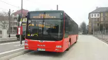 Hier wartet der KA SB 1178 von der Südwestbus (Leihwagen für FMO) auf seinen nächsten Einsatz. Gesichtet am 28.12.2018 am Durlacher Tor in Karlsruhe.