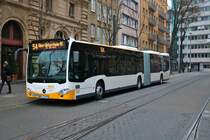 Neuer MVG Mercedes Benz Citaro 2 G Wagen 952 am 28.12.18 in Mainz Hbf