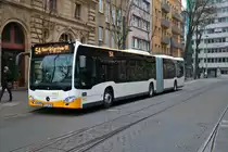 Neuer MVG Mercedes Benz Citaro 2 G Wagen 952 am 28.12.18 in Mainz Hbf