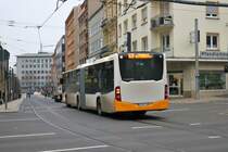 Neuer MVG Mercedes Benz Citaro 2 G Wagen 941 am 28.12.18 in Mainz Hbf