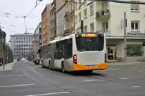 Neuer MVG Mercedes Benz Citaro 2 G Wagen 941 am 28.12.18 in Mainz Hbf