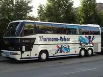 Neoplan Spaceliner von Pakull-Thormann Reisen aus Deutschland in Neubrandenburg am 25.08.2017