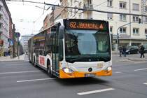 MVG Mercedes Benz Citaro 2 G Wagen 926 am 28.12.18 in Mainz Hbf