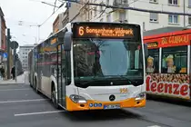 Neuer MVG Mercedes Benz Citaro 2 G Wagen 956 am 28.12.18 in Mainz Hbf