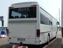 Setra 315 UL der Anklamer Verkehrsgesellschaft im Stadthafen Sassnitz am 26.08.2017