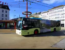 VB Biel - Mercedes Citaro  Nr.195  BE  821195 Unterwegs auf der Linie 6 in der Stadt Biel am 18.01.2019