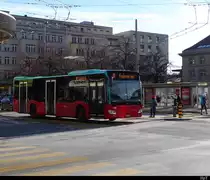 VB Biel - Mercedes Citaro  Nr.198  BE  821198 Unterwegs auf der Linie 8 in der Stadt Biel am 18.01.2019
