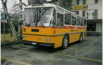 Aus dem Archiv: Geiger, Adelboden Nr. 7/BE 151'352 FBW-MB/Hess (ex P 23'418) am 26. Januar 1997 Frutigen, Hotel Simplon