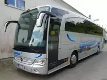 Mercedes Travego von Grebe aus Deutschland im Stadthafen Sassnitz am 24.05.2015