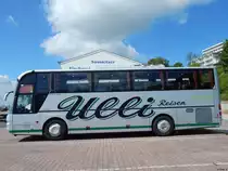 Neoplan Euroliner von Ulli-Reisen aus Deutschland im Stadthafen Sassnitz am 22.05.2015