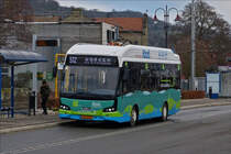 VK 1150, VDL Citea Elektrobus des Busunternehmens Koob, als Nordstadtbus unterwegs in Diekirch.  01.19 
