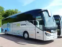 Setra 515 HD von Pfeifer aus Österreich im Stadthafen Sassnitz am 25.05.2015