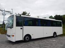 Vehixel EuroScool aus Frankreich im Stadthafen Sassnitz am 16.06.2015