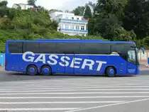 Setra 416 GT-HD von Gassert Reisen aus Deutschland im Stadthafen Sassnitz am 27.08.2017