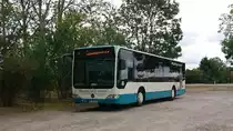 ....im August 2018 steht der Citaro NB SW 541 am Chausseehaus in Neubrandenburg auf der Linie 1 Ziel Busbahnhof und zu diesem Zeitpunkt ohne Werbung 