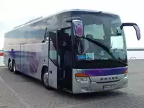 Setra 416 GT-HD von Mückenhausen (ex Obermaier) aus Deutschland im Stadthafen Sassnitz am 27.08.2017