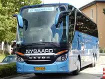 Setra 516 HDH von Nygaards Turist aus Dänemark in Sassnitz am 27.08.2017