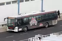 Scania Stadtbus in Düsseldorf am Flughafen 1.2.2019