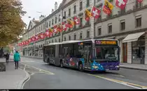 Citaro TPG 1134 am 4. November 2018 in der Rue de la Corraterie.