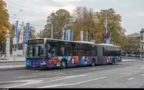 Citaro TPG 1134 am 4. November 2018 am Place de Neuve.