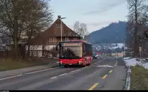 MAN Lions City BERNMOBIL 416 am 19. Januar 2019 auf der seit Fahrplanwechsel neuen Linie 22 im Landorf.
