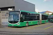 Mercedes Citaro 7014 steht auf dem Hof der Garage Rankstrasse. Die Aufnahme stammt vom 29.01.2019.