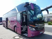 Setra 516 HDH von VZ-Reisen aus Deutschland im Stadthafen Sassnitz am 25.06.2015