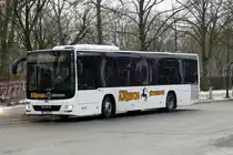 MAN Lion's City von A.Reich Busbetrieb, hier im Messe Shuttle Einsatz für die Grüne Woche. Berlin /Olympischer Platz im Januar 2019.