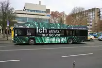 ICB Solaris Urbino 12 Electric Wagen 231 am 08.02.19 auf der Linie 75 in Frankfurt am Main
