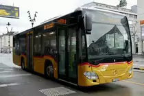 PostAuto MB C2 K 'TG 180 982' der Regie Ostschweiz steht am 9.2.19 am Bhf Frauenfeld.