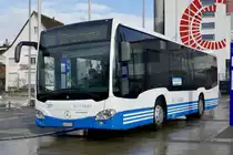 Der MB C2 K 237 von Wil Mobil steht am 9.2.19 beim Bahnhof Wil.