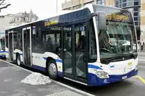 Der MB C2 K 132 der ZVB am 9.2.19 beim Bhf Zug Metalli.