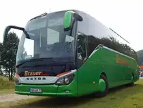 Setra 516 HD von Brauer Reisen aus Deutschland in Mukran am 30.08.2017