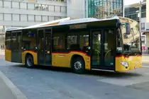 PostAuto MB C2 K 3-Türer '10260'  JU 36947  vom Ortsbus Delemont am 15.2.19 bei der Abfahrt am Bahnhof Delemont.