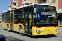 PostAuto MB C2 K 'NW 26674' vom PU Thepra, Stans am 17.2.19 bei der Ankunft am Bahnhof Stansstad.