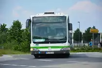 Am 04.06.2016 fährt PM-RB 233 für die ILA 2016 auf der ILA Sonderlinie P3 zwischen Parkplatz P3 und ILA-Gelände. Aufgenommen wurde ein Mercedes Benz Citaro I Facelift Ü der VGB.