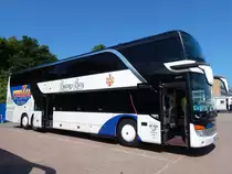 Setra 431 DT von Die Busfahrer Touristik/Stewa aus Deutschland im Stadthafen Sassnitz am 07.07.2015