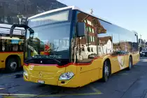 PostAuto MB C2 K von Aeschi am 17.2.19 beim Bahnhof Reichenbach i.K.