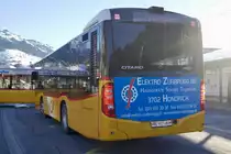 Das Heck des MB C2 K '11017' der am 17.2.19 beim Bahnhof Reichenbach steht.