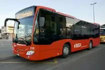 RBS MB C2 K 215 steht am 18.2.19 beim Bahnhof Lyss.