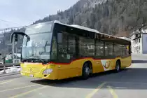 PostAuto MB C2 K '10364' des PU TPC, Aigle am 23.2.19 beim Bahnhof Le Sépey.