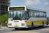 Am 04.06.2016 fährt TF-VG 63 für die ILA 2016 auf der Shuttle Linie  S . Aufgenommen wurde ein Mercedes Benz O405 der VTF.